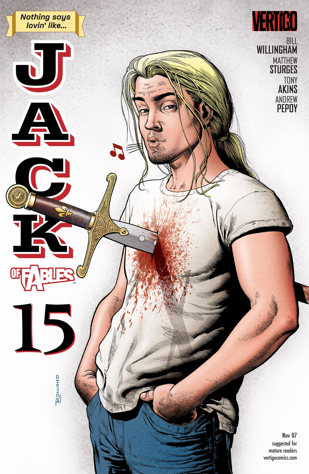 Jack of Fables #15 (DC, 2007 — Cover A) cover
